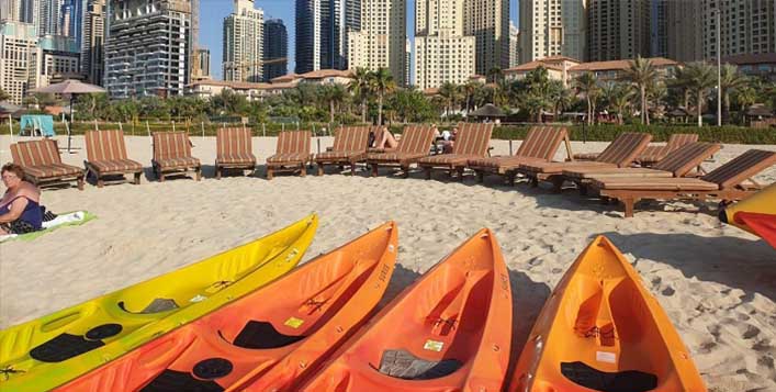 Kayaking  at JBR Beach