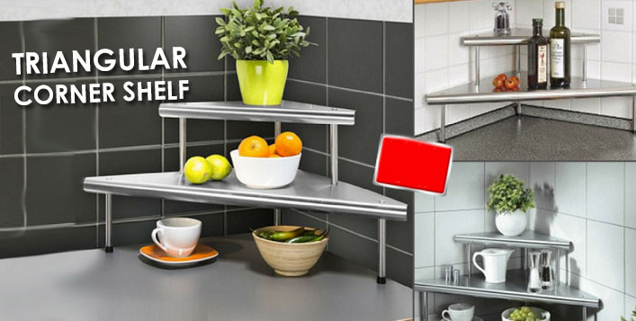 Triangular Corner Shelf