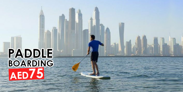 Paddle Boarding at JBR Beach