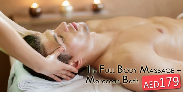 Full Body Massage and Moroccan Bath 