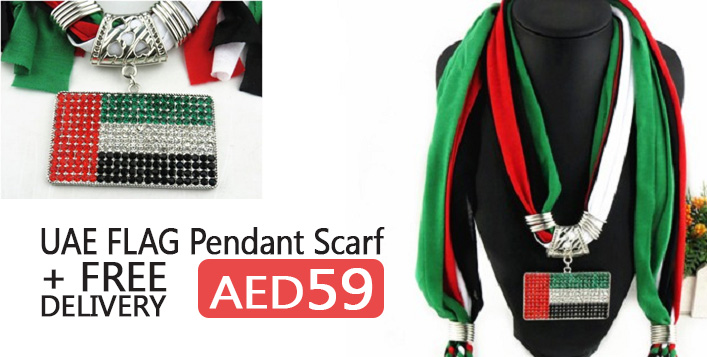 UAE Flag Scarf