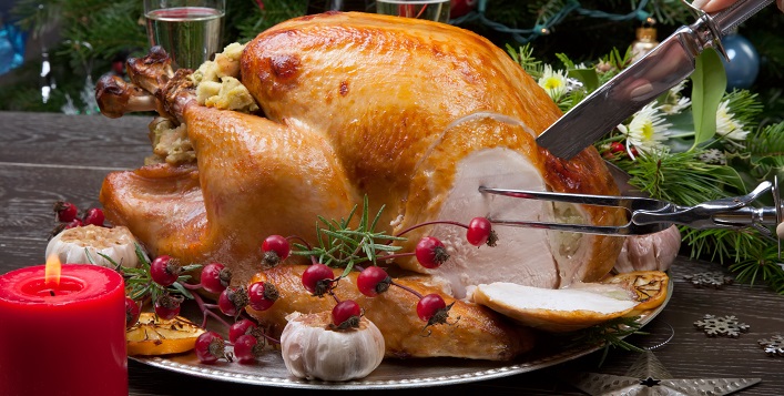 Festive Turkey and Roasted Lamb