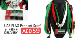 UAE Flag Scarf