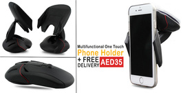 One Touch Car Phone Holder