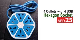 4 USB hex socket